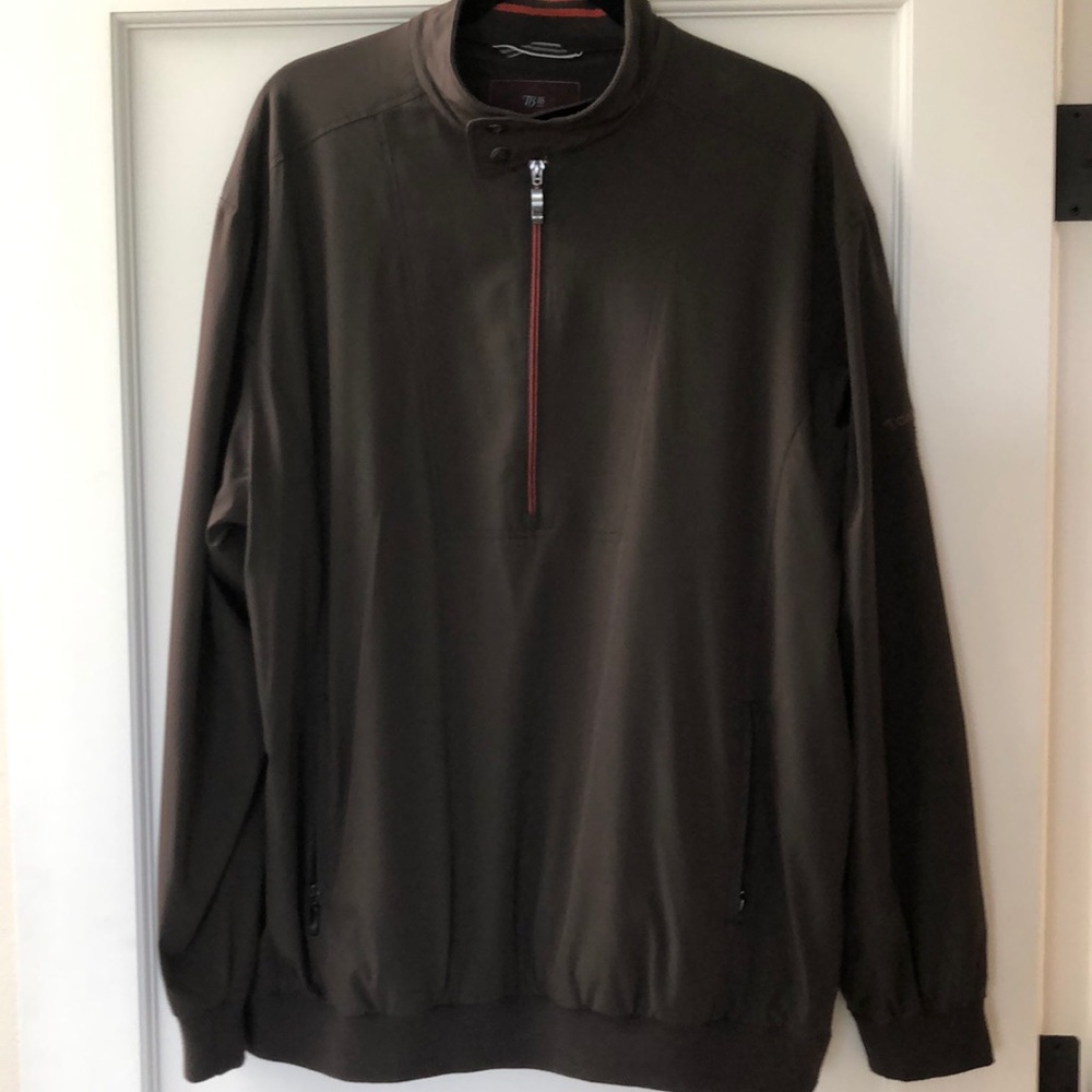 Tommy Bahama light half-zip windbreaker  L